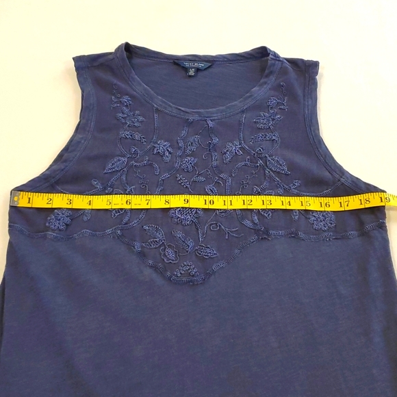 Blue Lucky Brand Sleevless Top - Picture 3 of 5